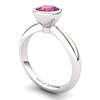 Garnet Artisanal Imperial Cone Solitaire Ring