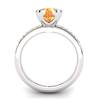 Elite The Eye of Venus Solitaire Citrine Ring