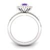 Amethyst Elite The Royal Heritance Silver Engagement Ring
