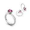 Lilac Wonder Tulip matching Ring and Earrings Set
