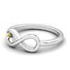 Infinity Love Citrine Ring