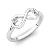 White Sapphire Infinity Love Ring