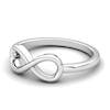 White Sapphire Infinity Love Ring
