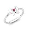 Garnet Gatekeeper Butterfly Ring
