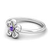 Amethyst Lantana Flower Ring