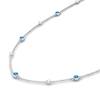 Blue Topaz Azure Matinee Necklace 