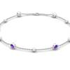  Sterling Silver Amethyst Show Stopper Bracelet