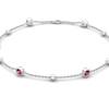 Pink Garnet Mathiola Bracelet