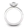 White Topaz Elite The Royal Heritance White Gold Engagement Ring