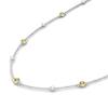 Citrine Curvy Chiffon 18K White Gold Necklace
