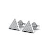 Athena Cubic Zirconia Filled Triangular Earrings