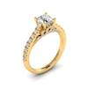 Yellow Gold Brilliant Cut Diamond Engagement Ring Vera