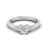White Gold Brilliant Cut Diamond Engagement Ring Jasmine
