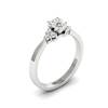 White Gold Brilliant Cut Diamond Engagement Ring Jasmine