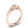 Claddagh Diamond Engagement Ring in Rose Gold