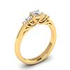 Claddagh Diamond Engagement Ring in Yellow Gold