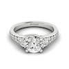 Diamond White Gold Three Stone Engagement Ring Sorento