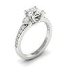 Diamond White Gold Three Stone Engagement Ring Sorento