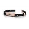 Brilliyond Smart Fitbit Bangle Blue Sapphire Rose Gold Leopard