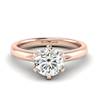 Diamond Rose Gold Solitaire Engagement Ring Byond