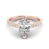 Diamond Rose Gold Solitaire Engagement Ring Hera