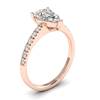 Diamond Rose Gold Solitaire Engagement Ring Hera
