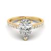 Diamond Yellow Gold Solitaire Engagement Ring Hera