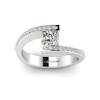 Diamond White Gold Princess Cut Engagement Ring Sheba