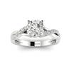 Diamond White Gold Round Engagement Ring Novia