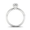 Diamond Split band Engagement Ring Meera in Platinum 