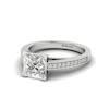 Princess cut Diamond Engagement Ring Volga in White Gold 