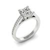 Princess cut Diamond Engagement Ring Volga in White Gold 
