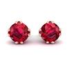Ruby Rose Gold Gumnut Stud Earrings