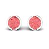 Padparadscha White Gold Eye of Venus Design