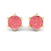 Padparadscha Yellow Gold North Star Design