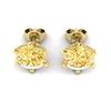 Yellow Sapphire Earrings Yellow Gold North Star Design