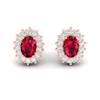 Ruby Rose Gold Princess Kate Stud Earrings