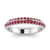 Ruby White Gold Eternity Ring Melody
