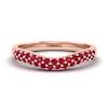 Ruby Rose Gold Eternity Ring Que Sera