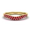 Ruby Yellow Gold Eternity Ring Que Sera
