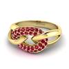 Ruby Yellow Gold Eternity Ring Oasis