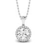 Diamond White Gold Fine Gemstone Necklace Juliet