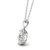 Diamond White Gold Fine Gemstone Necklace Juliet