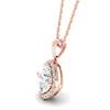 Diamond Rose Gold Fine Gemstone Necklace Levin