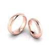 Rose Gold Wedding Ring Set Santiago