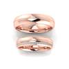 Rose Gold Wedding Ring Set Santiago