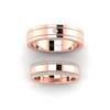 Rose Gold Wedding Ring Set Calahan