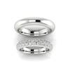 White Gold Wedding Ring Set Esmaria