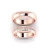 Rose Gold Wedding Ring Set Lorel
