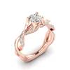 Designer Engagement Ring Florenzia Rose Gold